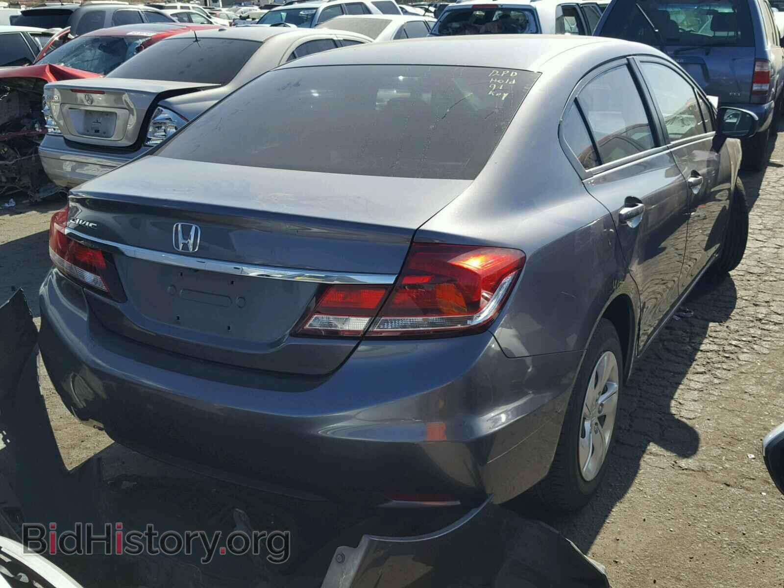 2014 HONDA CIVIC LX - VIN: 19XFB2F59EE206208 - Фото 4