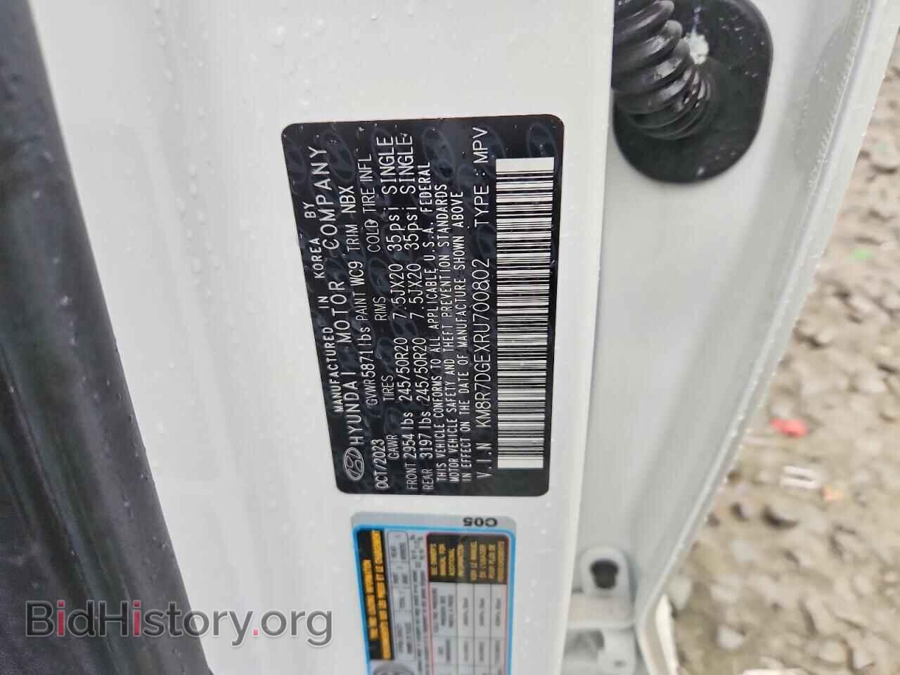 2024 HYUNDAI PALISADE - VIN: KM8R7DGEXRU700802 - Фото 13
