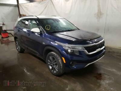 2021 Kia SELTOS Seltos S, blue — VIN KNDEUCAA3M7040217, Copart
