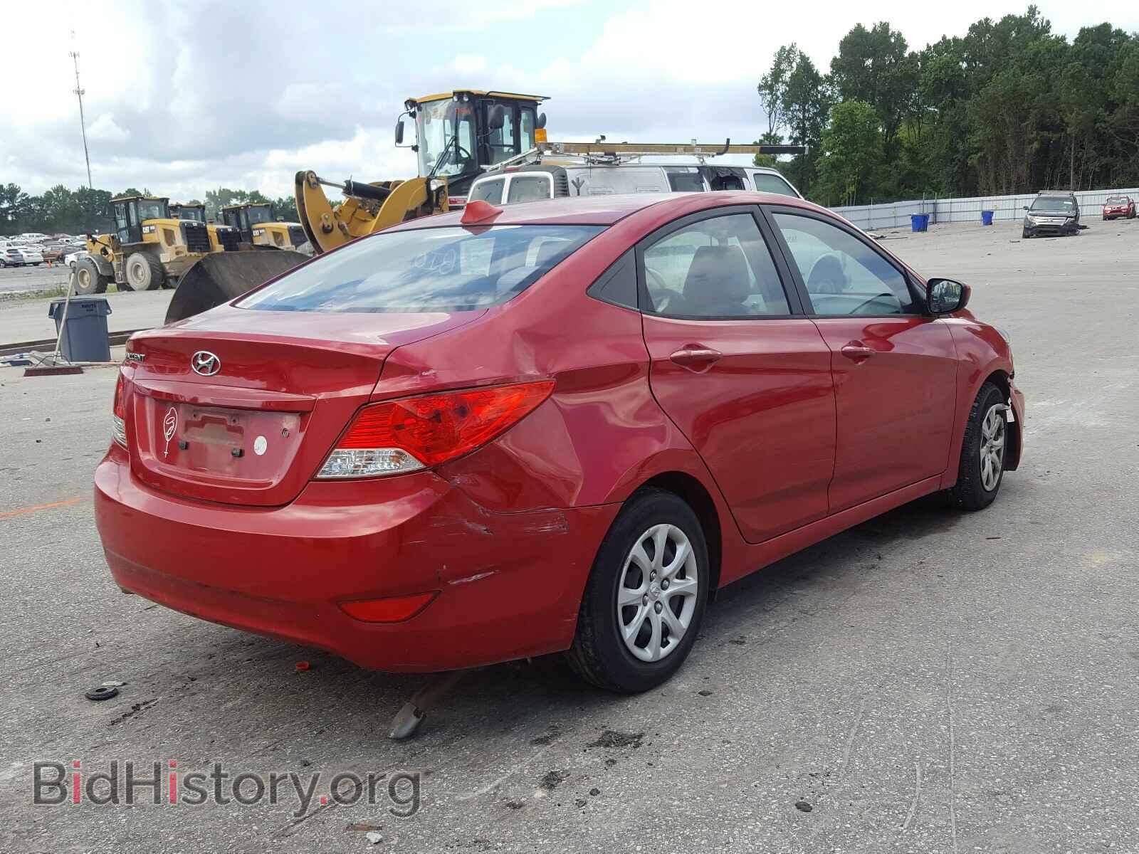 2014 HYUNDAI ACCENT - VIN: KMHCT4AE6EU691021 - Фото 4