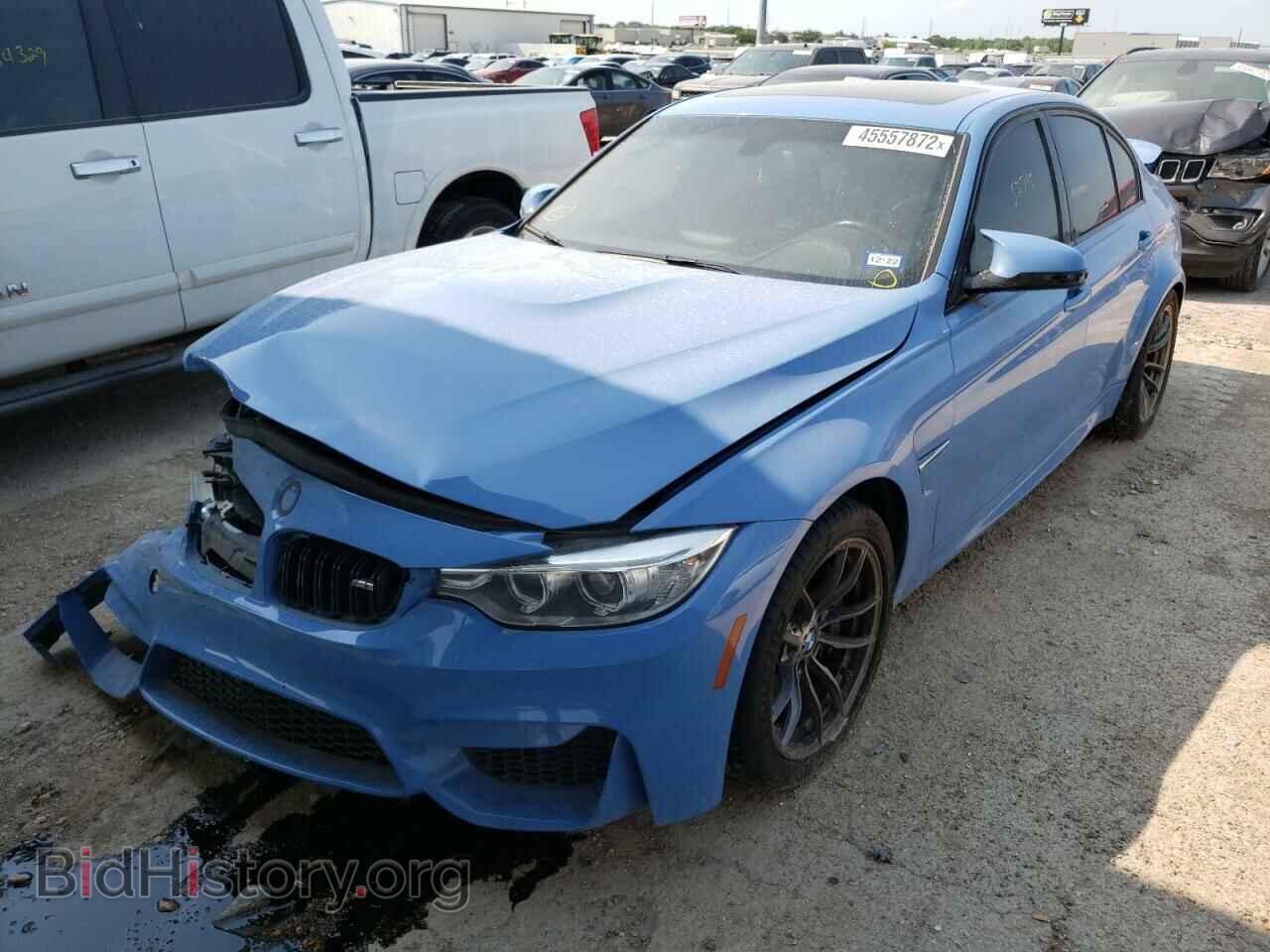 2015 BMW M3 - VIN: WBS3C9C56FP804943 - Фото 2