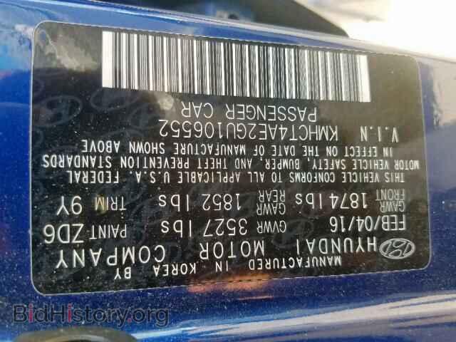 2016 HYUNDAI ACCENT - VIN: KMHCT4AE2GU106552 - Фото 10