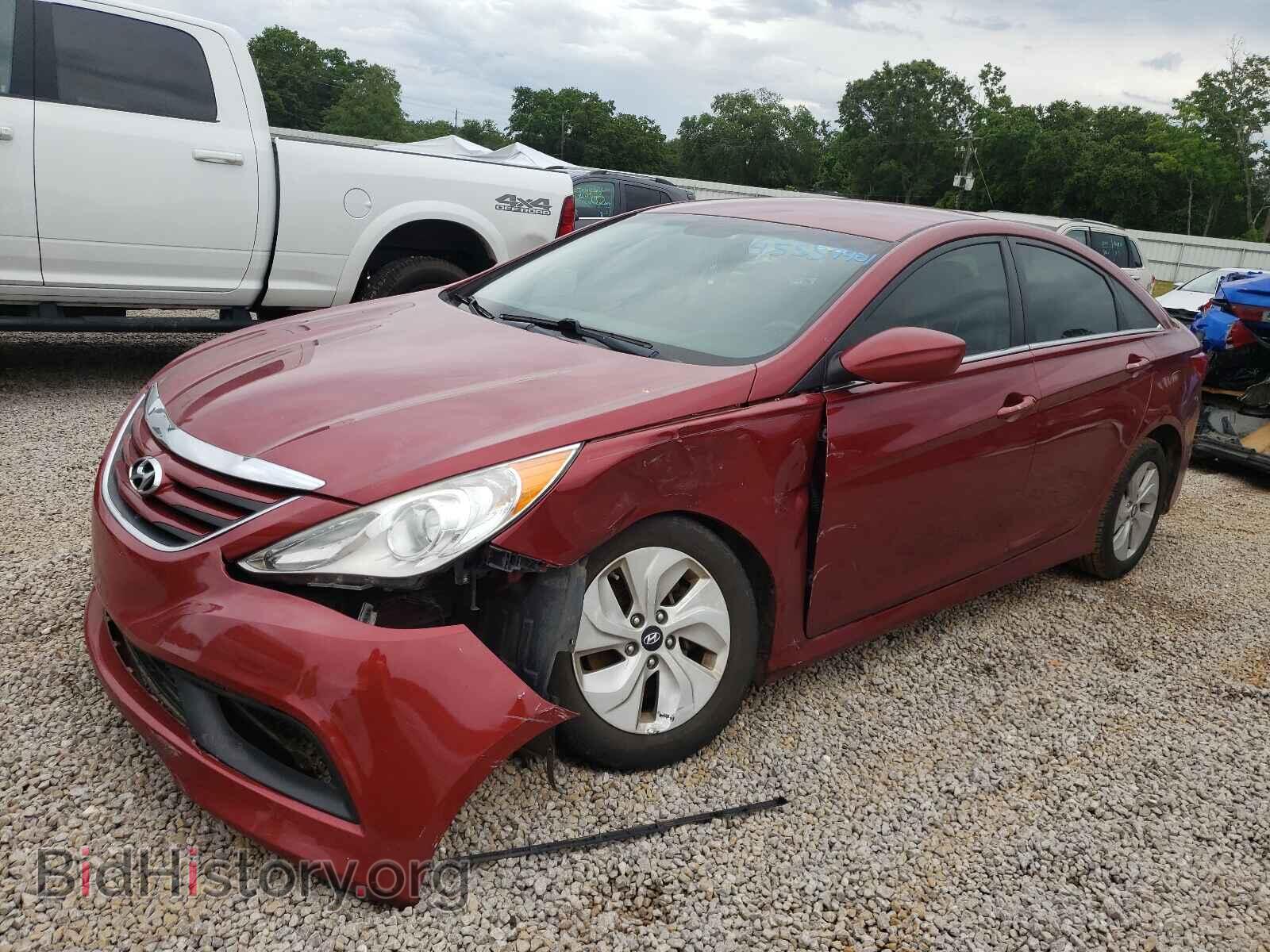 2014 HYUNDAI SONATA - VIN: 5NPEB4AC2EH824110 - Фото 2