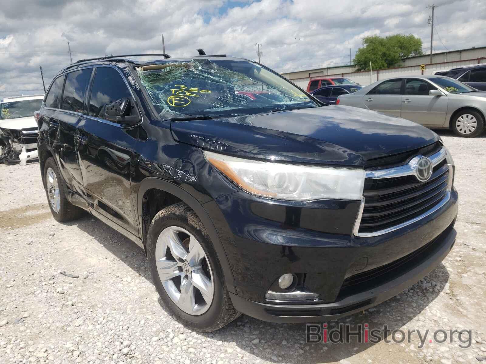 Фотография 5TDYKRFH4FS111655 - TOYOTA HIGHLANDER 2015