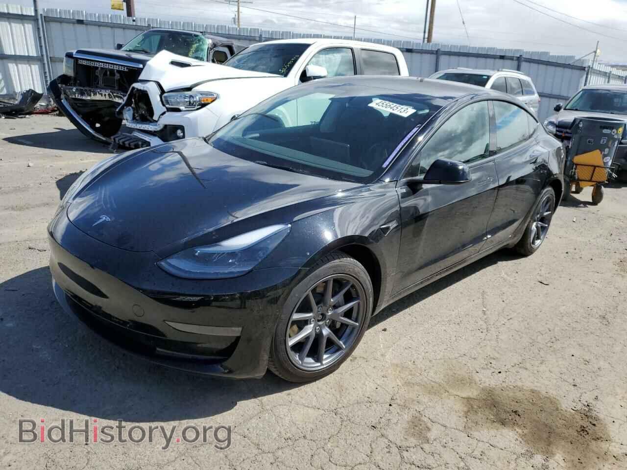 Photo 5YJ3E1EB9NF207266 - TESLA MODEL 3 2022