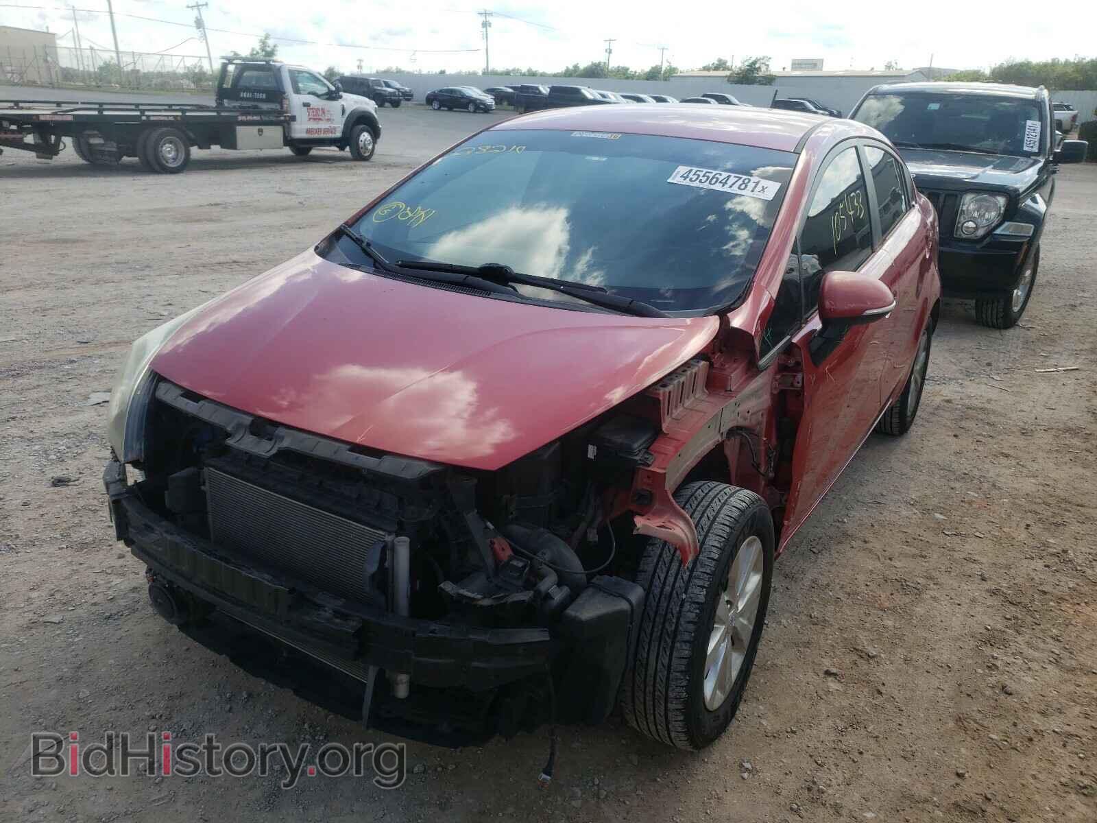 2013 KIA RIO - VIN: KNADN4A39D6128210 - Фото 2