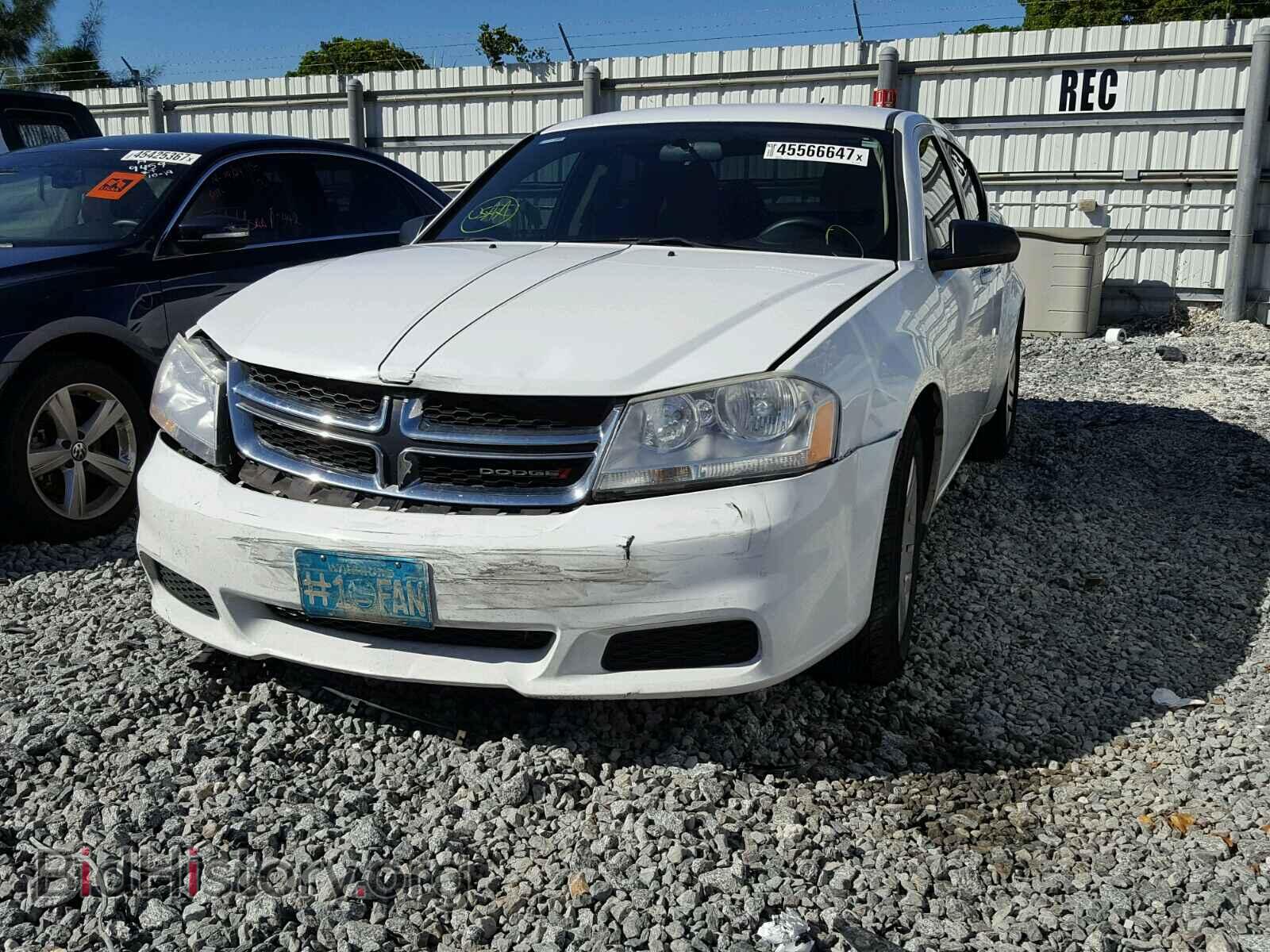 2012 DODGE AVENGER - VIN: 1C3CDZAB9CN232890 - Фото 2