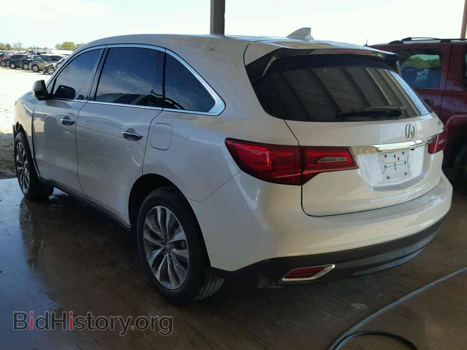 2014 ACURA MDX - VIN: 5FRYD3H68EB003656 - Фото 3