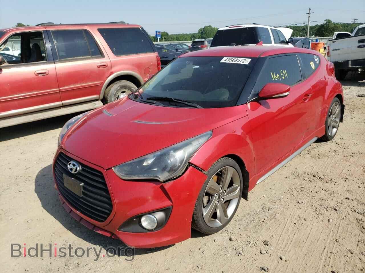 2013 HYUNDAI VELOSTER - VIN: KMHTC6AE4DU144792 - Фото 2