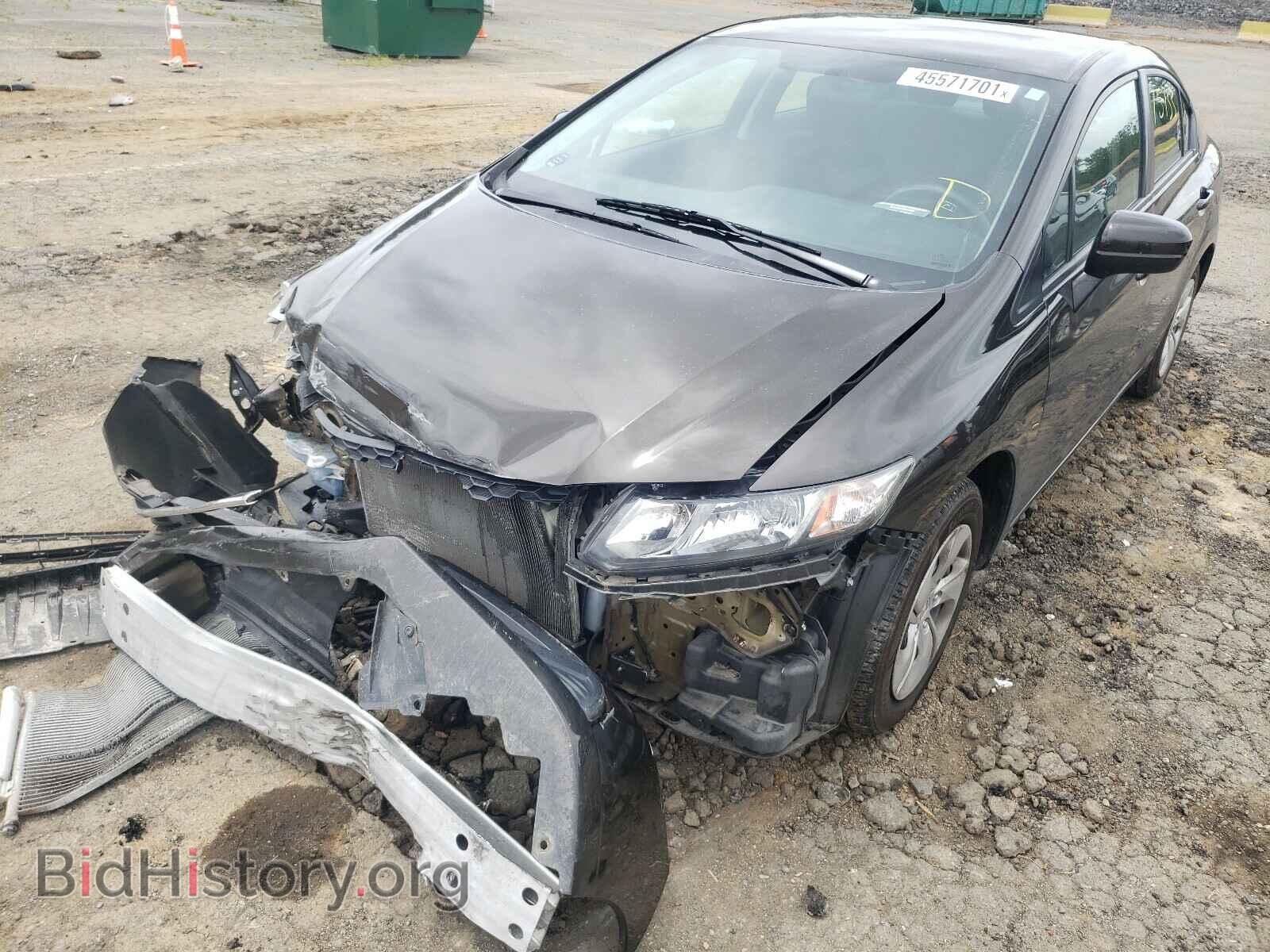 2014 HONDA CIVIC - VIN: 2HGFB2F59EH536369 - Фото 2