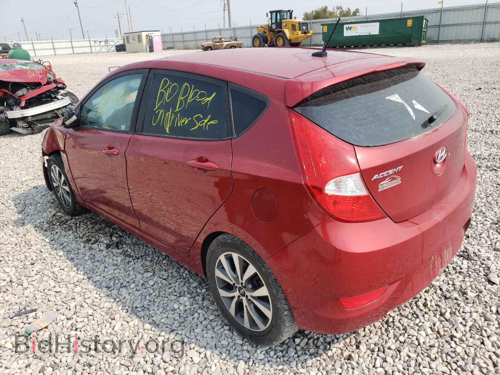 2017 HYUNDAI ACCENT - VIN: KMHCU5AE1HU365716 - Фото 3