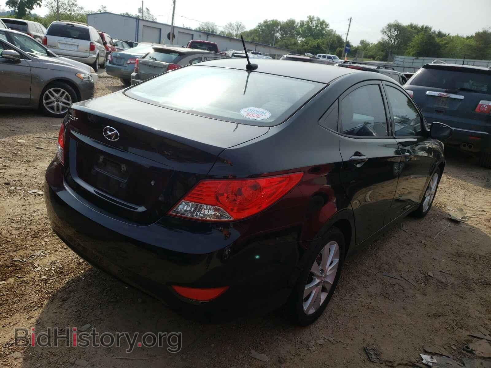 2012 HYUNDAI ACCENT - VIN: KMHCU4AE1CU224258 - Фото 4