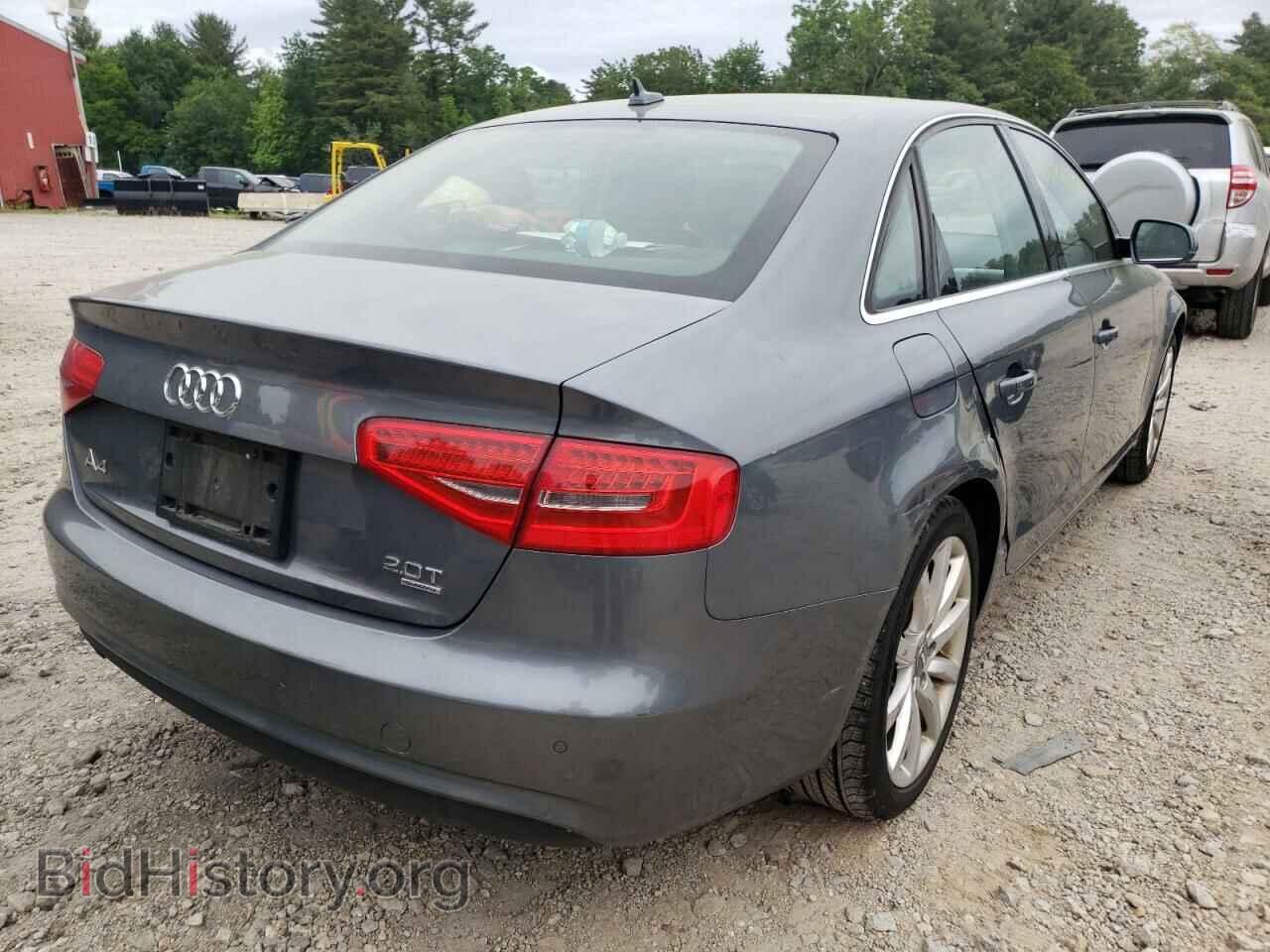 2013 AUDI A4 - VIN: WAUFFAFL4DN031709 - Фото 4