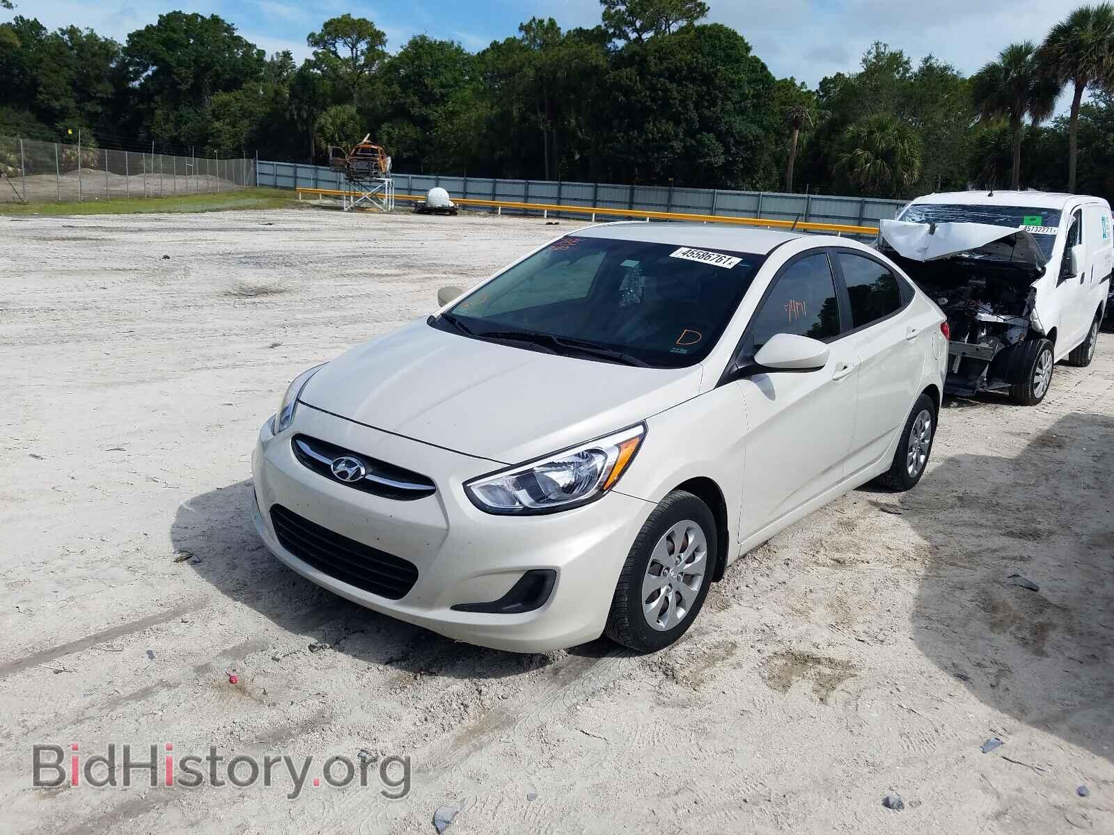 2017 HYUNDAI ACCENT - VIN: KMHCT4AE0HU262025 - Фото 2