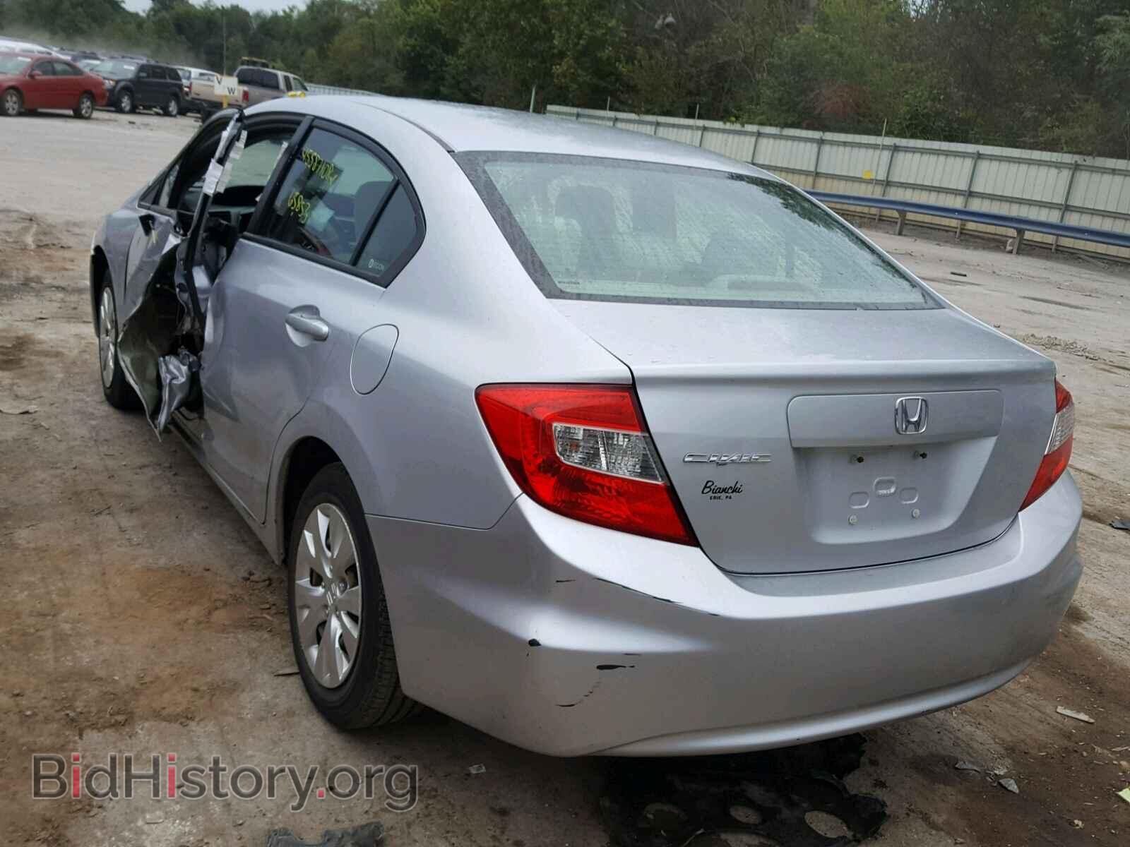 2012 HONDA CIVIC LX - VIN: 2HGFB2F53CH575794 - Фото 3