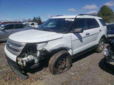 2014 Ford EXPLORER, белый — VIN 1FM5K8B84EGC27509, Copart