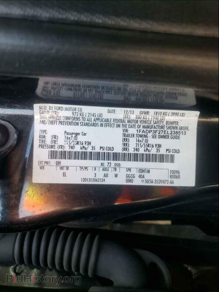 2014 FORD FOCUS - VIN: 1FADP3F27EL238513 - Photo 10