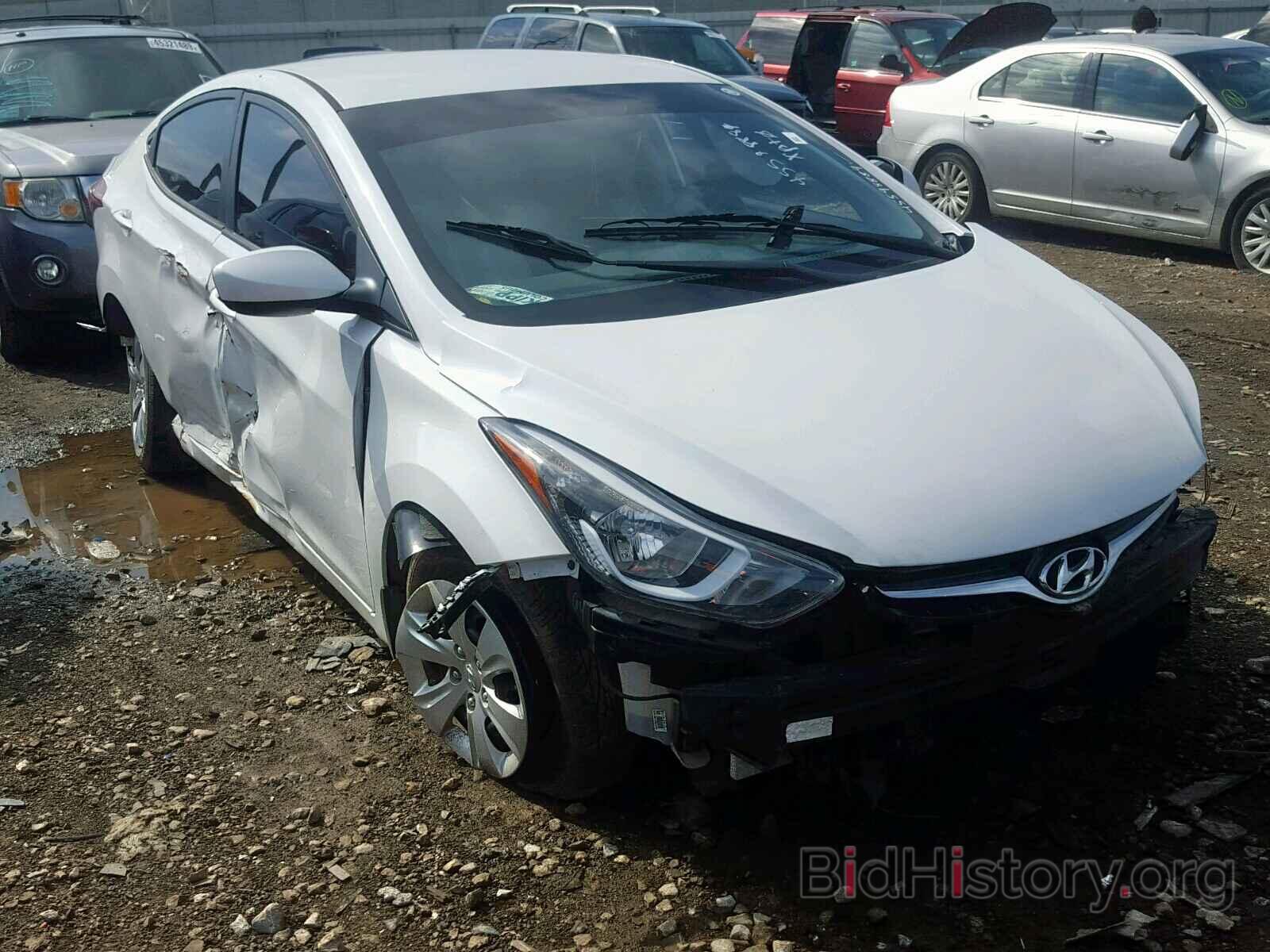 Photo 5NPDH4AE3GH772632 - HYUNDAI ELANTRA 2016