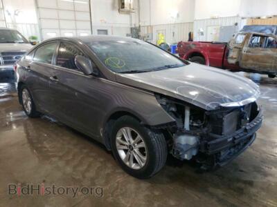 2013 Hyundai SONATA Sonata GLS, серый — VIN 5NPEB4AC3DH519374, Copart