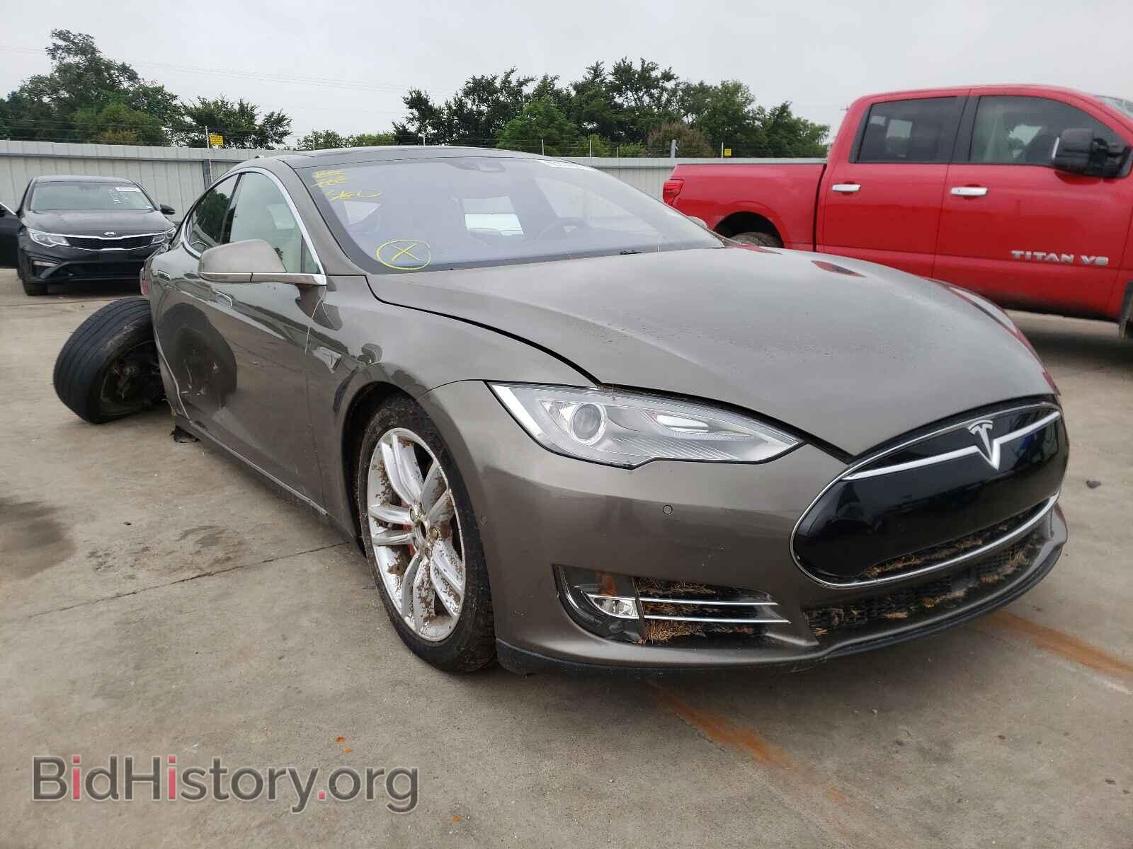 2015 TESLA MODEL S - VIN: 5YJSA1H48FF094609 - Фото 2