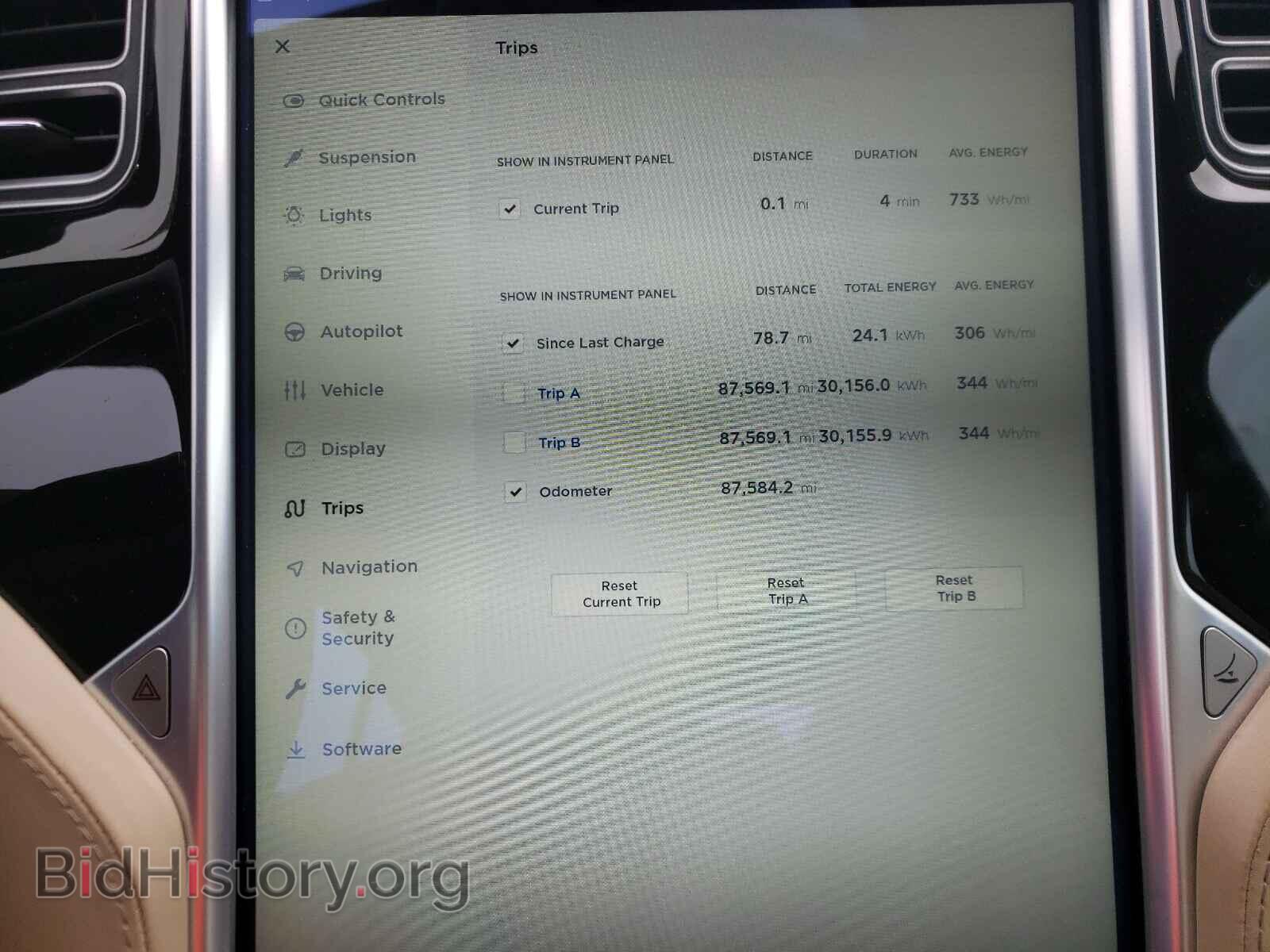 2015 TESLA MODEL S - VIN: 5YJSA1H48FF094609 - Фото 8