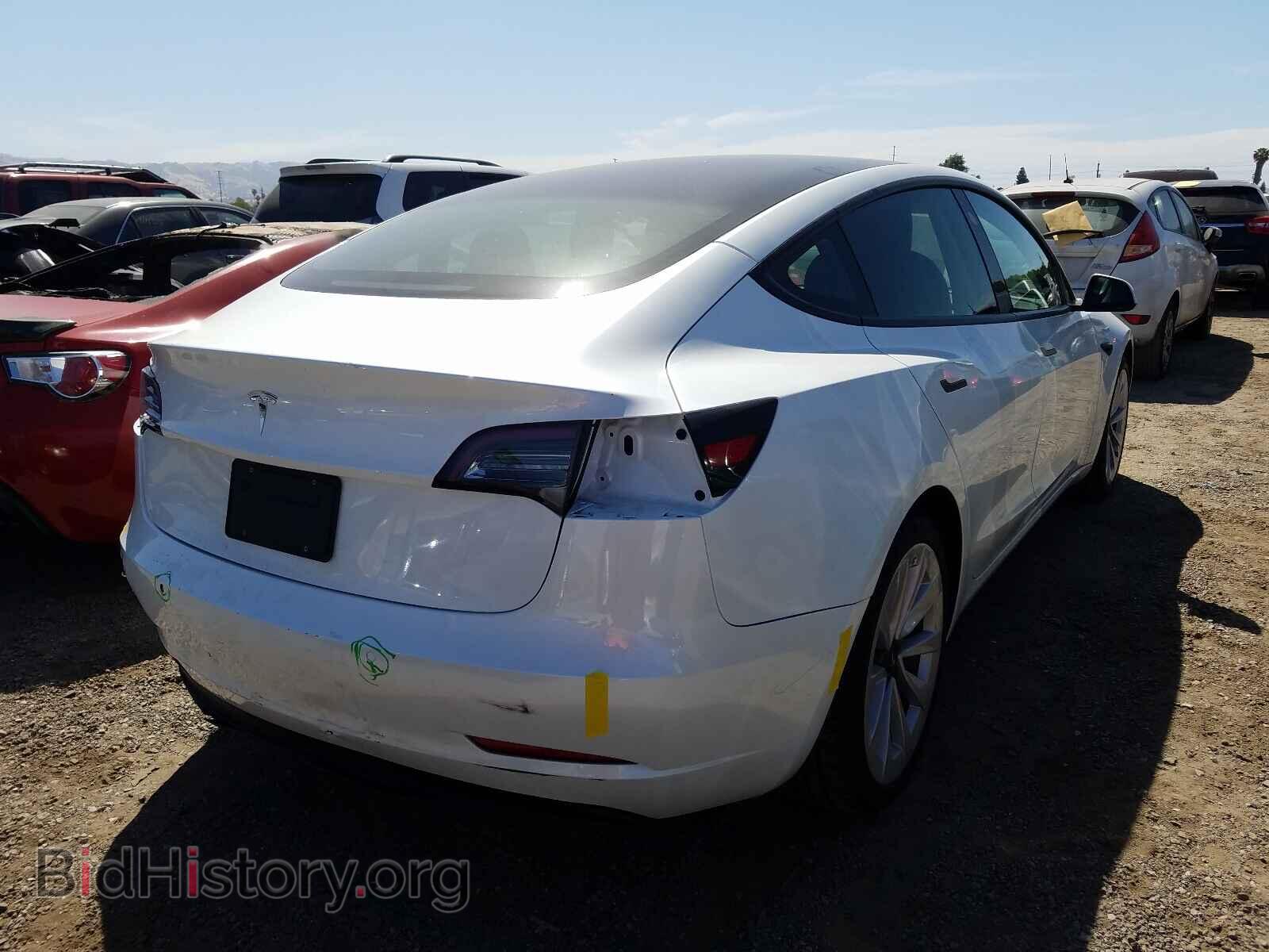 2021 TESLA MODEL 3 - VIN: 5YJ3E1EA4MF961715 - Photo 4