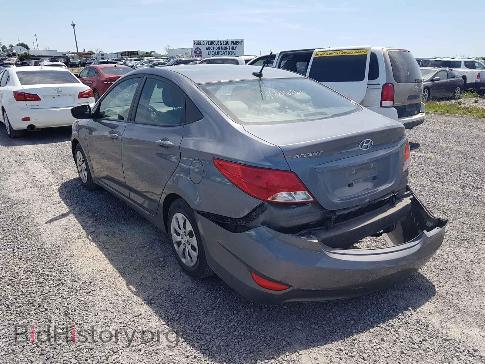 2016 HYUNDAI ACCENT - VIN: KMHCT4AE9GU140732 - Фото 3