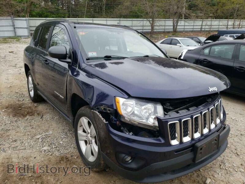 2012 Jeep COMPASS Compass LA (VIN 1C4NJDEB2CD650403) — photo 1 of 10, Copart, damage: front end