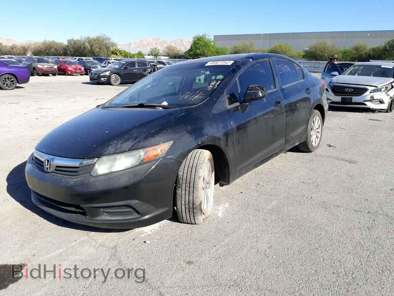 2012 HONDA CIVIC - VIN: 2HGFB2F82CH522353 - Фото 2