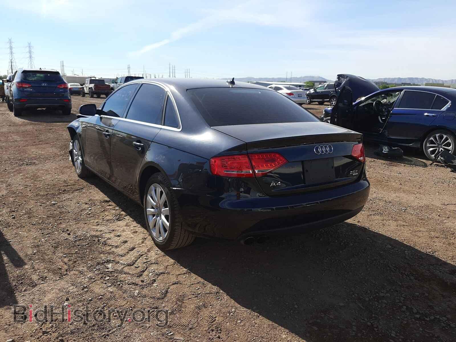2012 AUDI A4 - VIN: WAUBFAFL0CA112212 - Photo 3