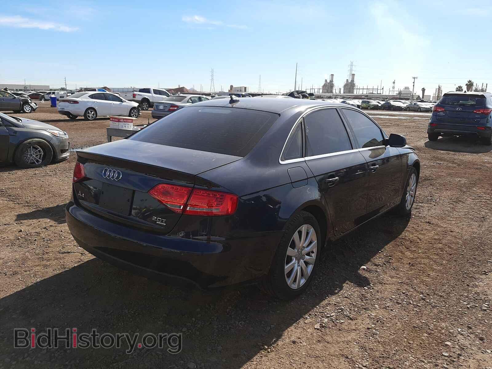 2012 AUDI A4 - VIN: WAUBFAFL0CA112212 - Photo 4