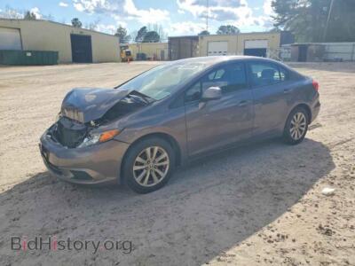 2012 Honda CIVIC EX, коричневый — VIN 2HGFB2F84CH513475, Copart