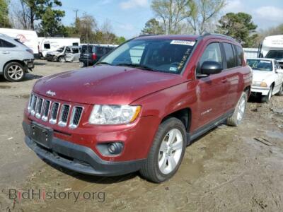 2012 Jeep COMPASS Compass SP, red — VIN 1C4NJCBB7CD526447, Copart