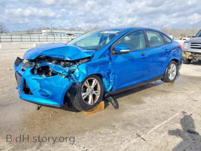 2014 Ford FOCUS SE, синий — VIN 1FADP3F25EL107189, Copart