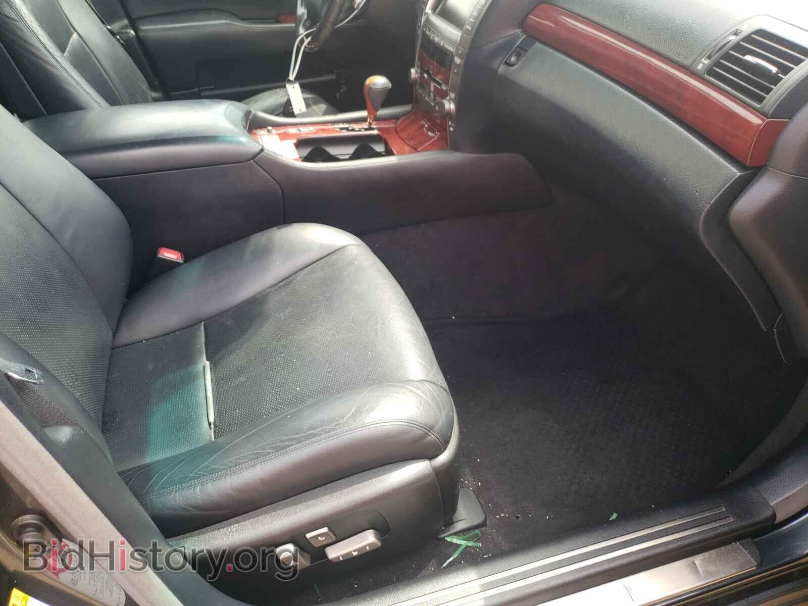 2007 LEXUS LS460 - VIN: JTHBL46F775034709 - Фото 5