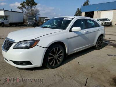 2013 Chrysler 200 LIMITED, white — VIN 1C3CCBCG4DN612241, Copart