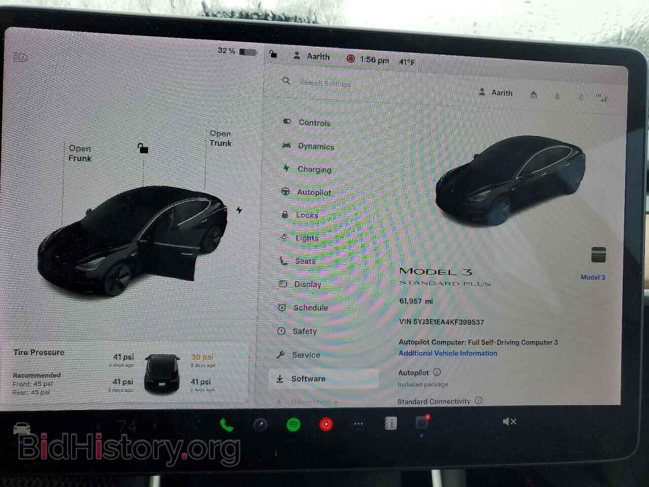 2019 TESLA MODEL 3 - VIN: 5YJ3E1EA4KF399537 - Photo 9