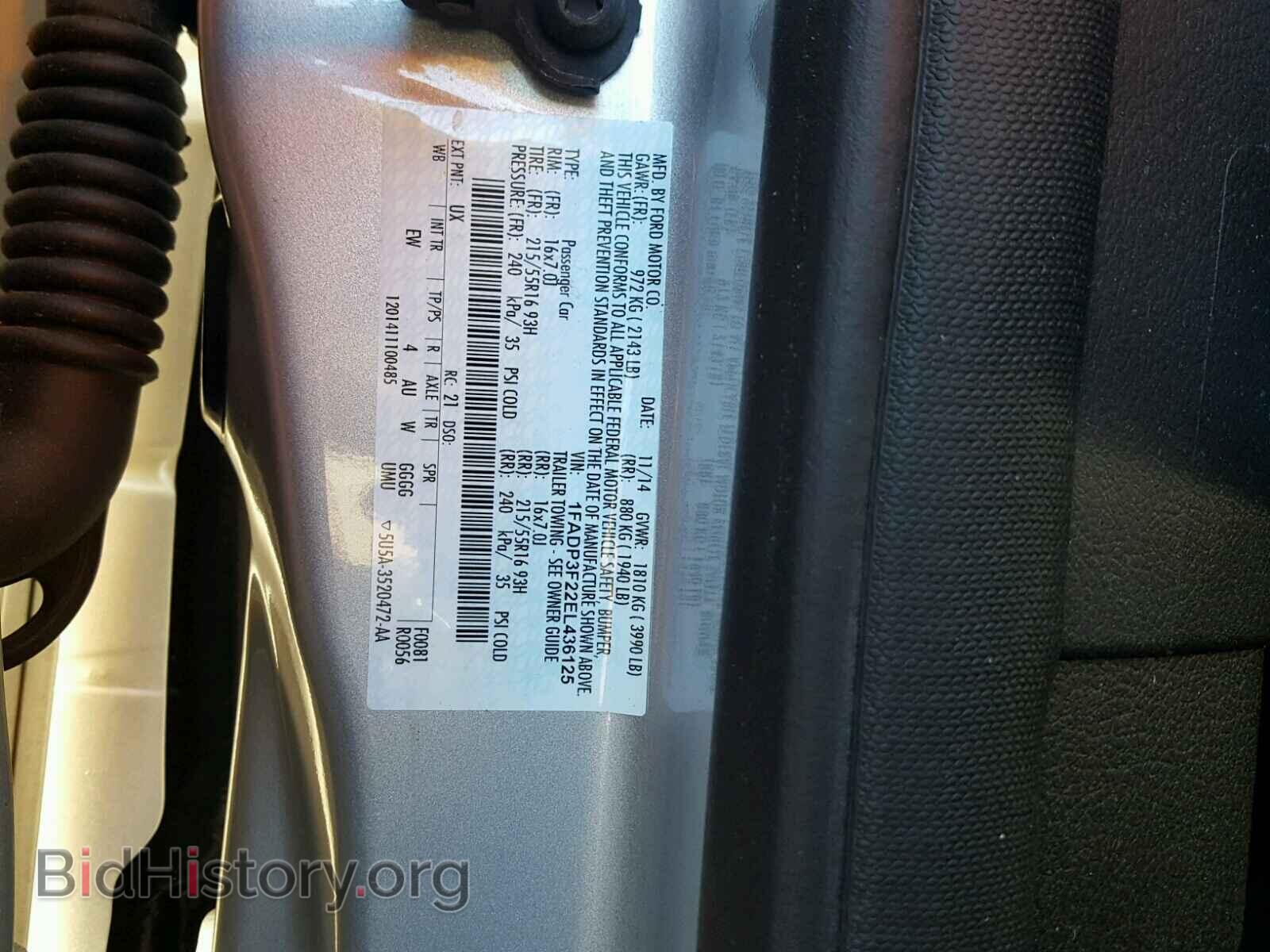 2014 FORD FOCUS - VIN: 1FADP3F22EL436125 - Photo 10