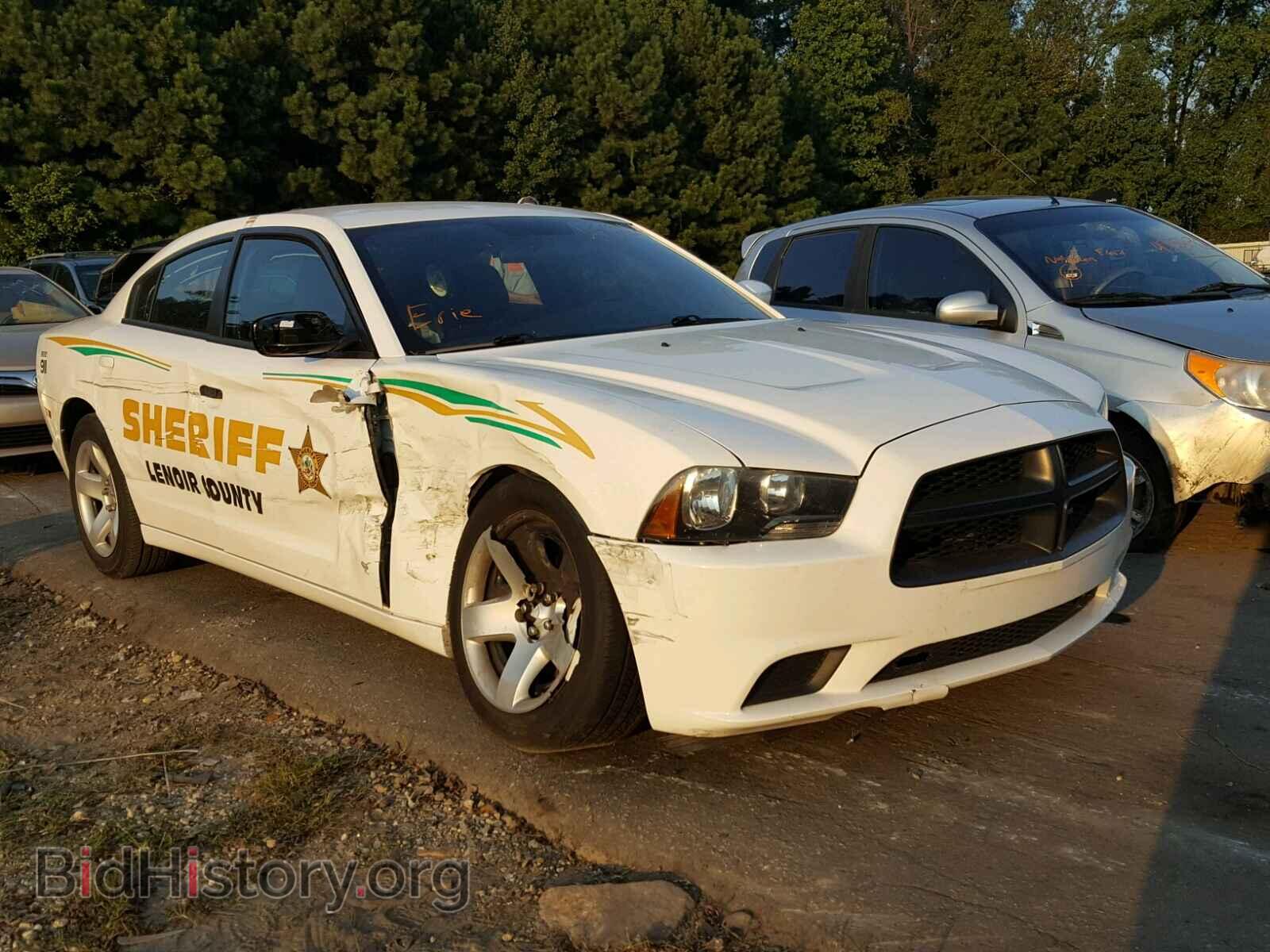Photo 2C3CDXAT8CH153992 - DODGE CHARGER 2012