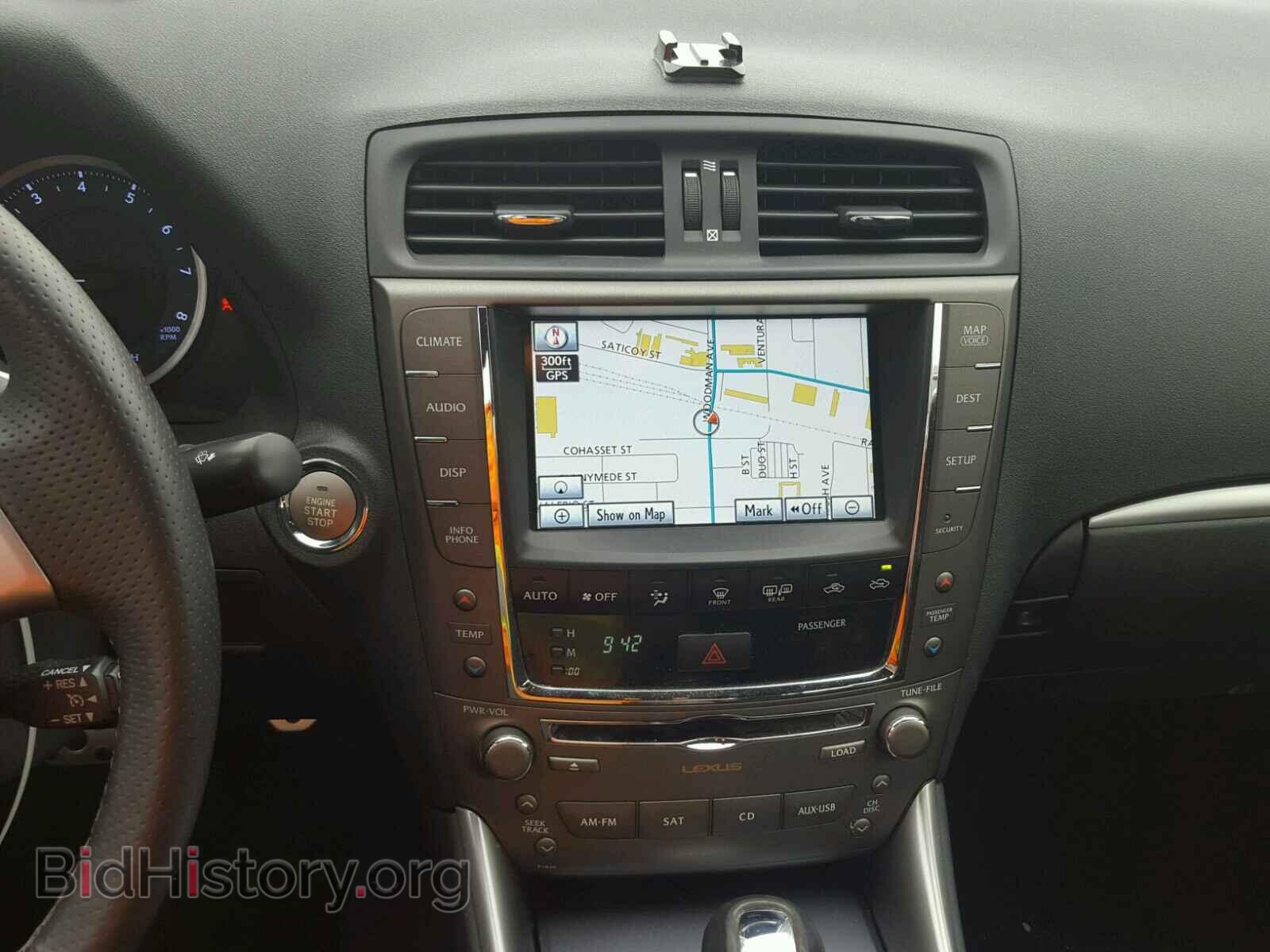 2012 LEXUS IS 250 - VIN: JTHBF5C22C5162140 - Фото 9