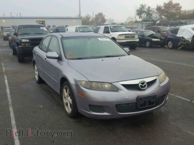 2006 Mazda 6, серый — VIN 1YVHP80D765M21493, Copart