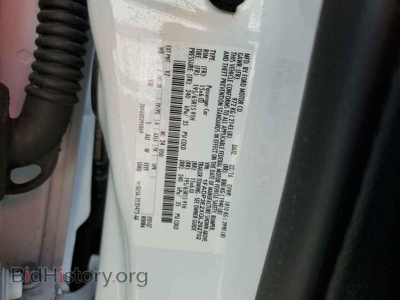 2016 FORD FOCUS - VIN: 1FADP3E2XGL292702 - Photo 12