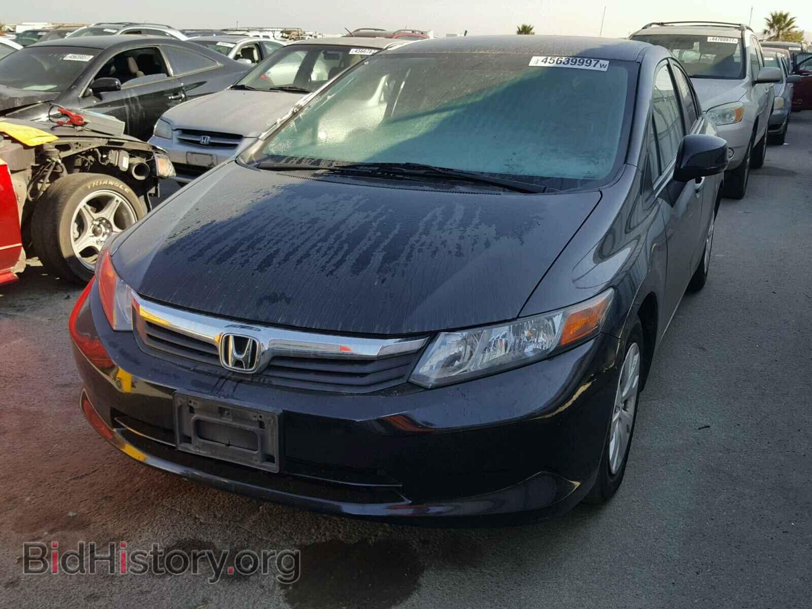 2012 HONDA CIVIC - VIN: 2HGFB2F52CH590691 - Фото 2