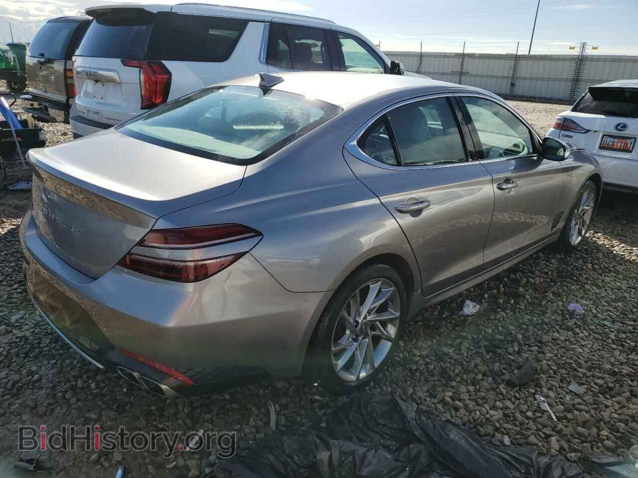 2022 GENESIS G70 BASE - VIN: KMTG34TA0NU094609 - Фото 3