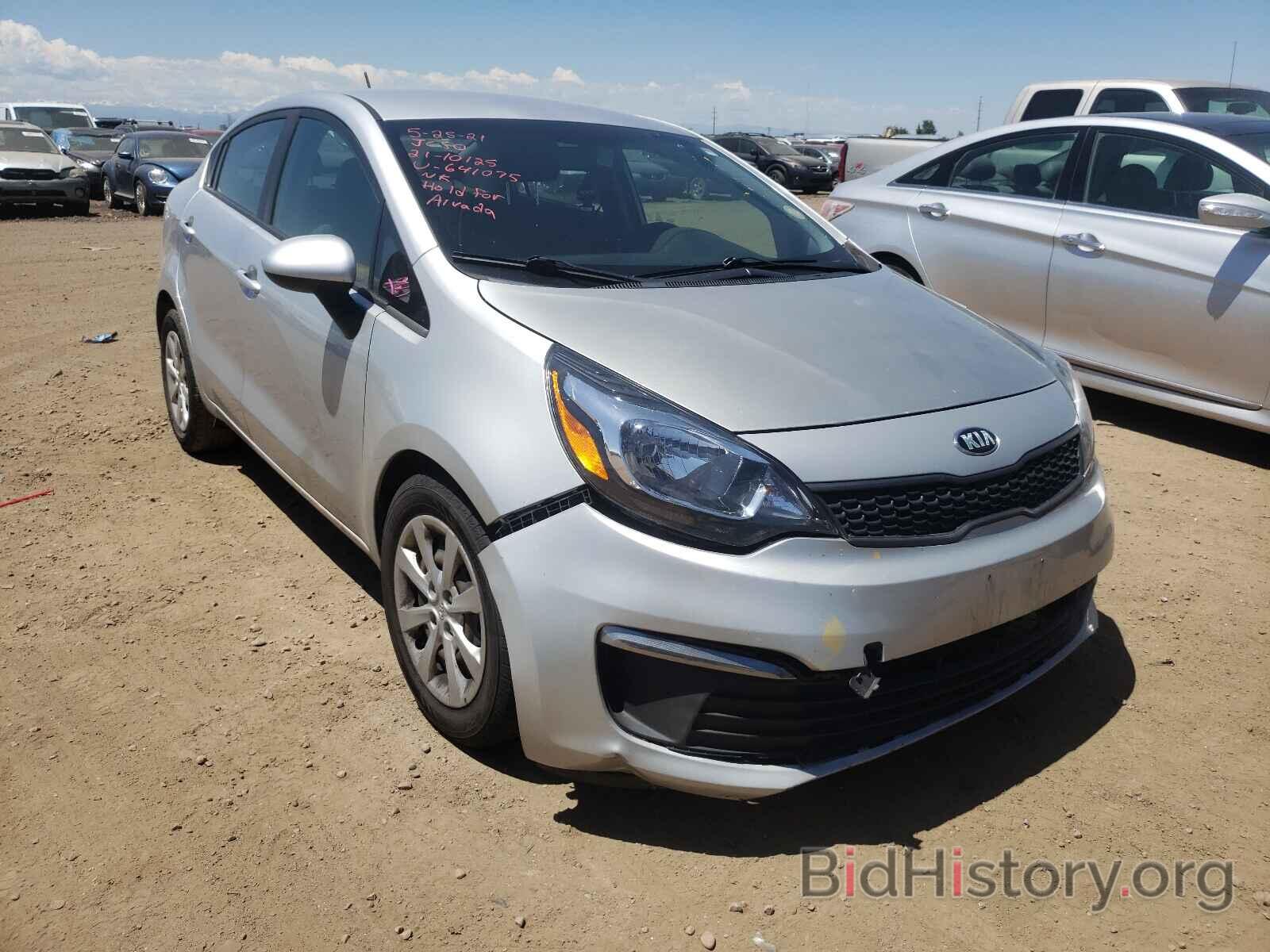 Photo KNADM4A36G6691075 - KIA RIO 2016