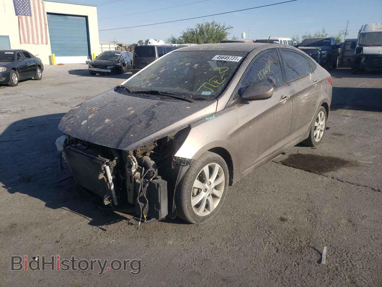 2014 HYUNDAI ACCENT - VIN: KMHCU4AE8EU623669 - Фото 2