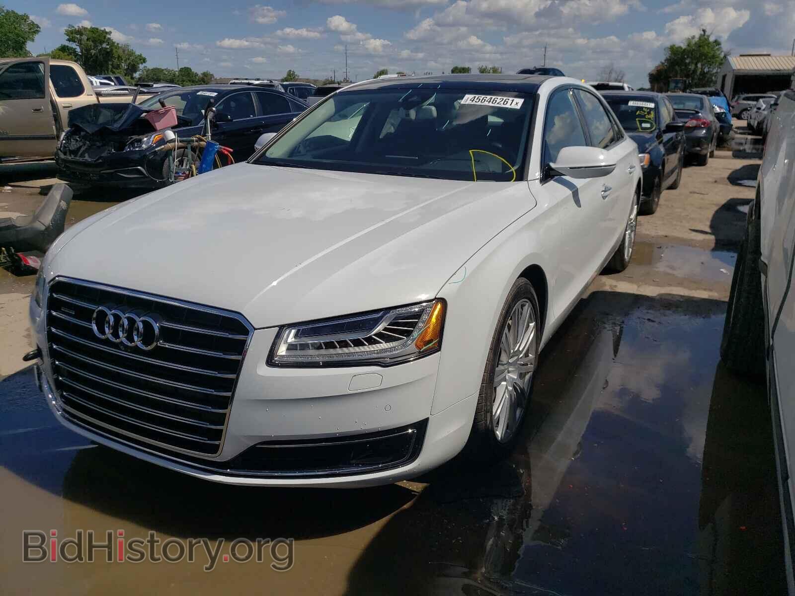 2015 AUDI A8 - VIN: WAU32AFD3FN035051 - Фото 2