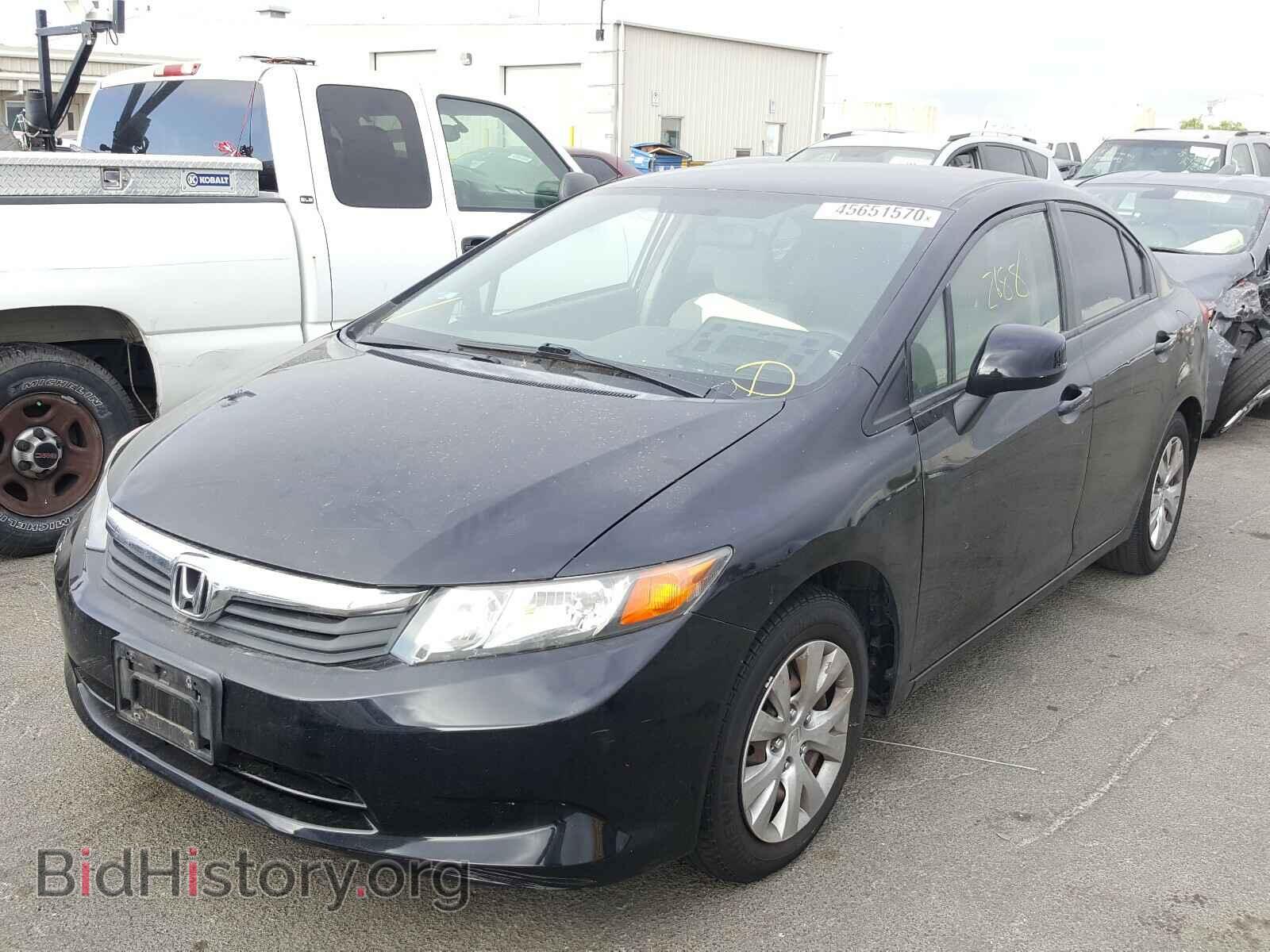 2012 HONDA CIVIC - VIN: 19XFB2F57CE366648 - Фото 2