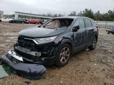 2017 Honda CRV CR-V EXL, blue — VIN 7FARW1H83HE045103, Copart