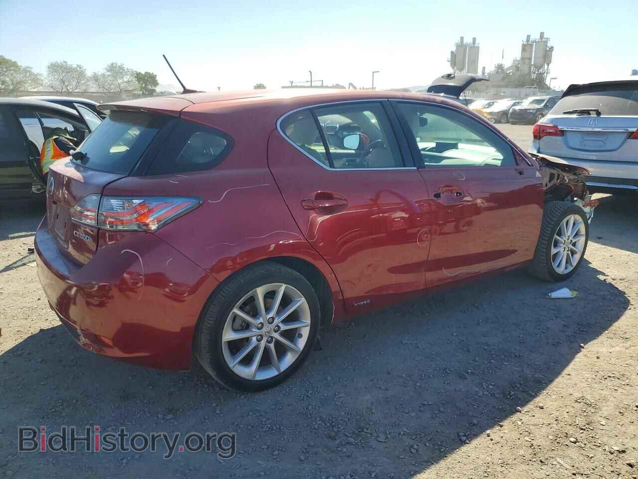 2012 LEXUS CT 200H PR - VIN: JTHKD5BHXC2118013 - Photo 3